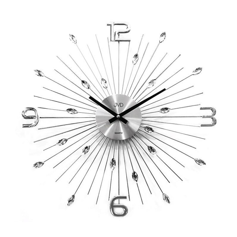 Zegar ścienny metalowy 49cm JVD HT104